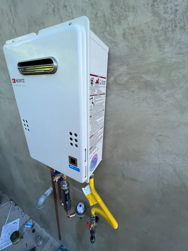 Tankless water heater installation for Crestwood homes